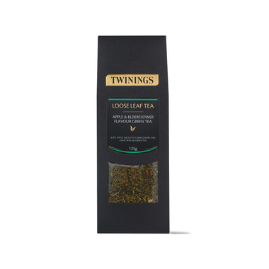 Apple & Elderflower Flavour Green Tea - 125g Loose Leaf Tea